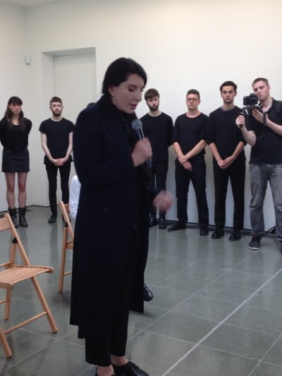 Marina Abramovic’ press preview 512 hours